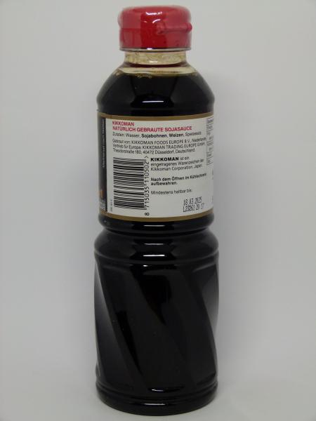 Kikkoman Sojasauce, Nettogewicht 500ml